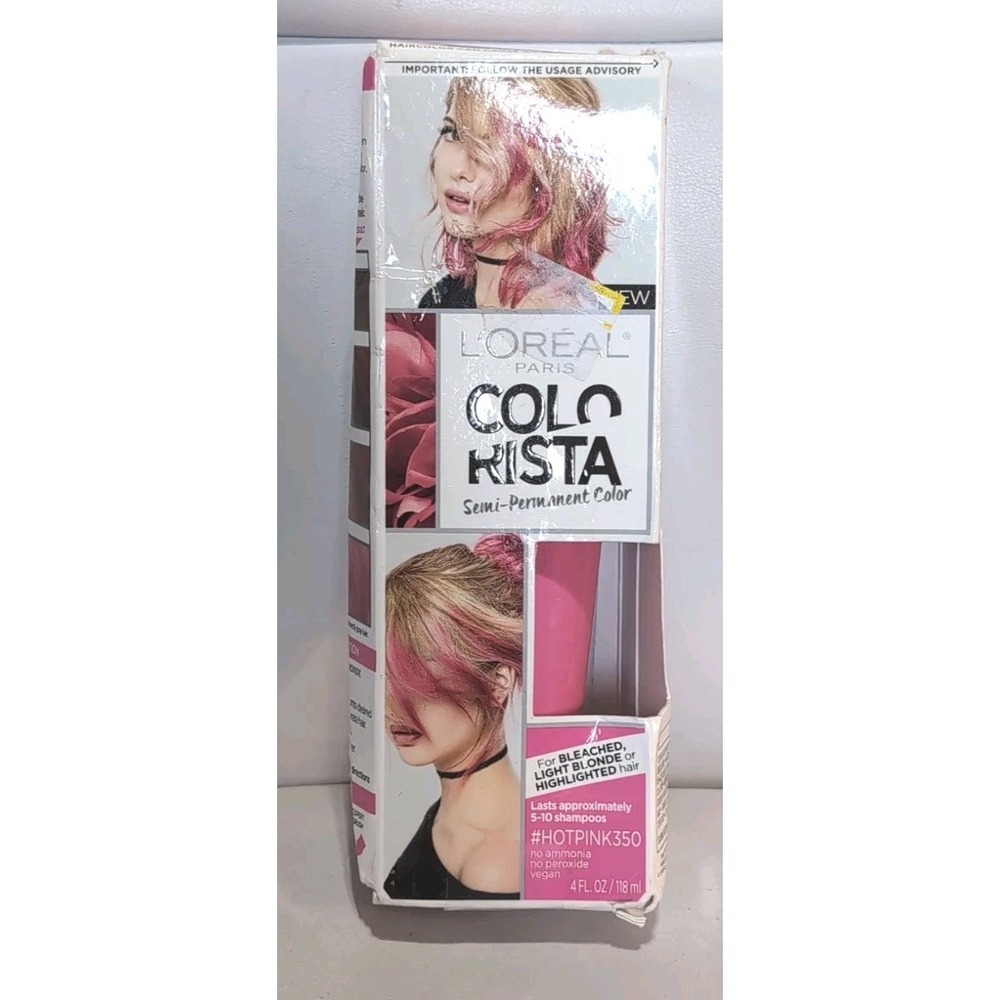 L'oreal Paris Colorista Semi-permanent Hair Color Dye hot pink 350